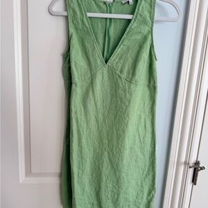 Madewell Green Mini Dress